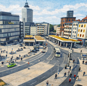 Bielefeld Jahnplatz-Umbau: Haben hier Paragrafen gegen den Verstand gewonnen? Bielefeld Jahnplatz-Umbau: Haben hier Paragrafen gegen den Verstand gewonnen?