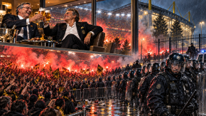 Profifußball: Staatsdiener als Gratis Security Profifußball: Staatsdiener als Gratis Security